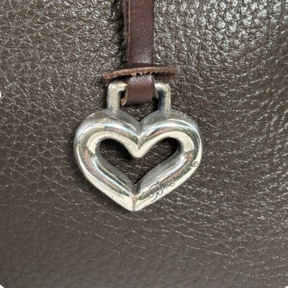 New Brighton Brown Mixed Leather Hobo Shoulder Bag Tote Purse MRP $270 - Picture 9 of 16